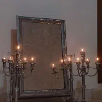 آینه و شمعدان عروس