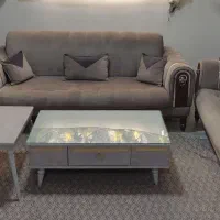 مبل راحتی چستر در حد نو هفت نفره