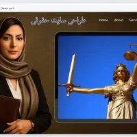 طراحی سایت حقوقی و وکالت حرفه‌ای|خدمات رایانه‌ای و موبایل|تهران, کوی بیمه|دیوار