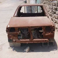پراید وانت سوخته