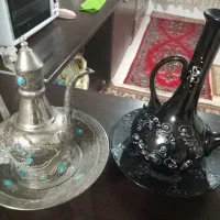 دو دست آفتابه لگن قدیمی|صنایع دستی و سایر لوازم تزئینی|قزوین, |دیوار