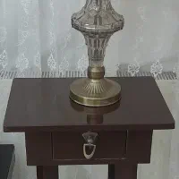یک جفت میز وآباژور سالم|صنایع دستی و سایر لوازم تزئینی|ملایر, |دیوار