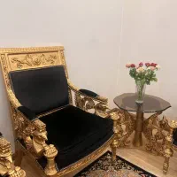 مبل سلطنتی کلکسیونی نو نو به همراه میز ناهار خوری|مبلمان خانگی و میز عسلی|تهران, بوستان چیتگر|دیوار