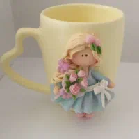 ماگ عروسکی و فانتزی سرامیکی سفارشی