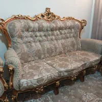 مبل 9نفره سلطنتی|مبلمان خانگی و میز عسلی|شاهین‌شهر, حافظ شمالی|دیوار