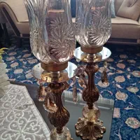 دو عدد چراغ جلو میز کنسول|چراغ خواب و آباژور|خرمدره, |دیوار