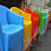 صندلی دسته دار پلاستیکی طرح صدفی کد 1002