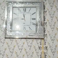 ساعت دیواری شیک آینه کاری