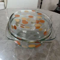 ظرف پیرکس ۲۰سانت جنس محکم