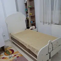تخت کودک و نوجوان  مدل اسنوپی برند  شرکت ساحل چوب