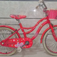 دوچرخه دخترانه سایز 20 درحد نو