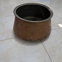 دیگ مسی قدیمی انتیک|کلکسیون اشیاء عتیقه|بندر انزلی, چهارفریضه|دیوار