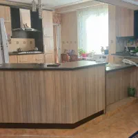 کابینت فلز و ام دی اف با هودایتالیایی و سینک