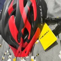 کلاه دوچرخه سواری برندcarbull مدل cb-27 چراغ دار