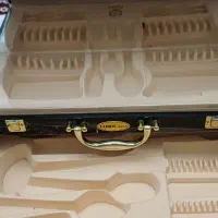 جعبه قاشق چنگال جهیزیه|ظروف سرو و پذیرایی|تبریز, |دیوار