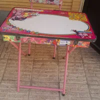 میز و دوتاصندلی تحریر تاشو