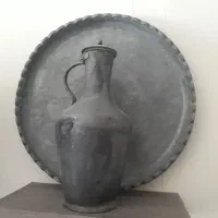 سینی مسی و کوزه مسی قاجاری قدیم