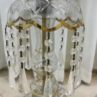 دو عدد شمعدونی کریستالی نو|چراغ خواب و آباژور|تهران, نازیآباد|دیوار