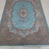 ۲ عدد  ۶  متری  طرح  ۷۰۰ شانه ابی فیروزه ای|فرش|ارومیه, |دیوار