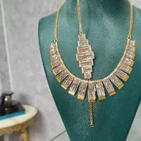 گردنبند و دستبندوانگشتر نوفقد چهار درصدکهنه ۳درصد