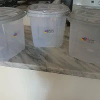 سه عدد ظرف حبوبات یا داخل یخچالی