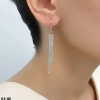 گوشواره نقره ایتالیا لب دریا آویزیsilver990رضازاده|بدلیجات|تبریز, |دیوار
