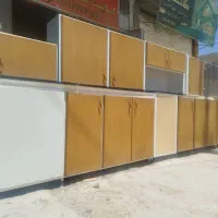 ۸متر نیم کابینت فلزی دست دوم بدون نقص در حدنو