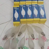 لامپ شمعی سرپیچ کوچک نو 10 عدد 7 وات آفتابی