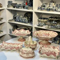 کالکشن کامل ظروف صورتی آکسفورد