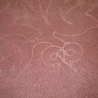 موکت صورتی نقشدار و موکت پالاز قهوه ای نقشدار