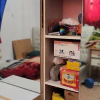 تخت خواب همراه آیینه بزرگ|تخت و سرویس خواب|دورود, |دیوار