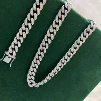 گردنبند مردانه فول نگین اصلی نگین کوبایی مدل طلا