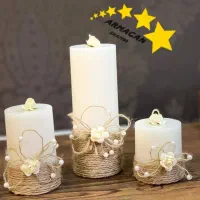 شمع یلدا و گیفت ولوستر و میز و صندلی