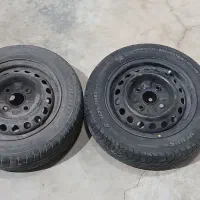 رینگ لاستیک پراید ۲عدد لاستیک خالی سایز ۱۴ یک عدد