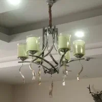 لوستر ۶ شاخه|لوستر و چراغ آویز|فردیس, قریشی|دیوار