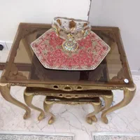 نهارخوری عسلی 3تیکه جلو مبلی پلیمری برند چوبنی|میز و صندلی غذاخوری|تهران, تاکسیرانی|دیوار