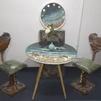 صندلی ناهارخوری اپنی اوپنی کانتر قلبی