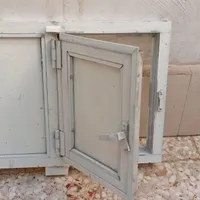 پنجره آلمینیومی ۵۰×۷۵پشت به پشت