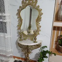آینه و شمدان برنز