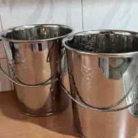 سه سینی استیل نو و سطل های استیل نو|ظروف سرو و پذیرایی|مشهد, ایثار|دیوار