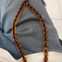 تسبیح شرابی قدیم ۳۳ دانه بکر و کلکسیونی