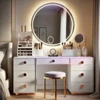 میز آرایش دخترانه۲|جاکفشی، کمد، دراور|خسروشاه, |دیوار