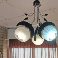 لوستر پنج شاخه|لوستر و چراغ آویز|تهران, ده‌ونک|دیوار