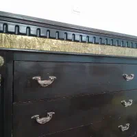 دراور 4 کشویی چوبی به همراه آینه در حد نو|جاکفشی، کمد، دراور|بجنورد, |دیوار