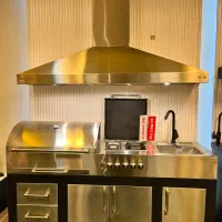 باربیکیو ۲ متری استیل ( باربیکیو تاج )