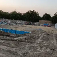 فنس کشی نصف فنس|خدمات باغبانی و درختکاری|رباطکریم, شترخوار|دیوار