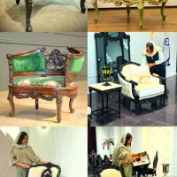 مبل تندیس خرچنگی یزد استیل ترلان سلطنتی یزد|مبلمان خانگی و میز عسلی|یزد, |دیوار