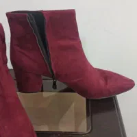 نیم بوت زرشکی