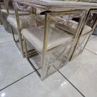 میزنهار خوری کمجا نهارخوری فلزی چهار نفره 6 نفره|میز و صندلی غذاخوری|مشهد, شهرک رازی (شهرک غرب)|دیوار