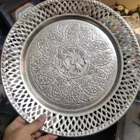 سه عدد سینی قدیمی و قلم کاری